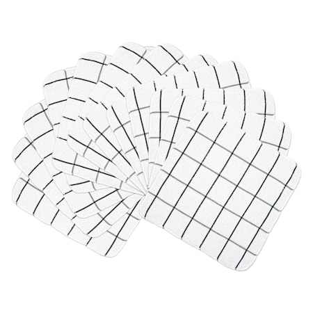 Monarch Brands Cooks Linen Dishcloths , Black, 12PK PNP-DISH-BLACK